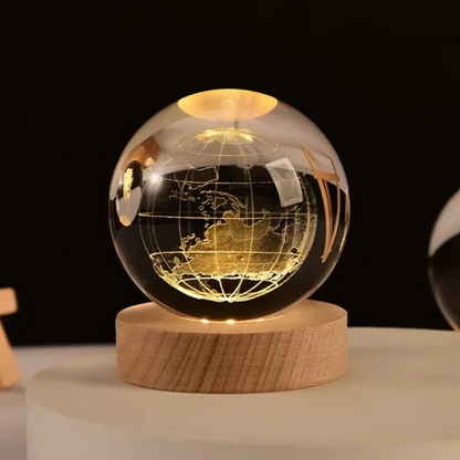 WOWHER Crystal Globe Light "The World"