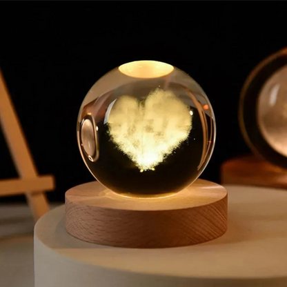 WOWHER Crystal Globe Light "Lovers"